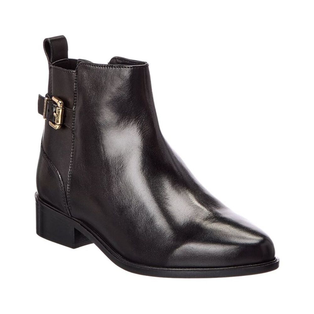 Dune London Pemma Leather Boot, Black